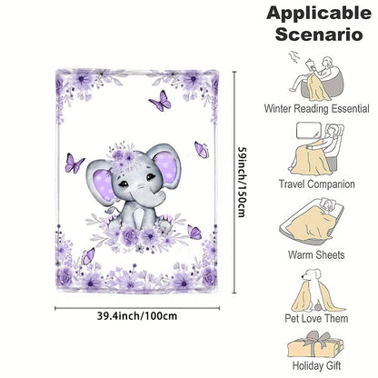 Personalized Animal Fleece Blanket with Custom Name And Letter Design