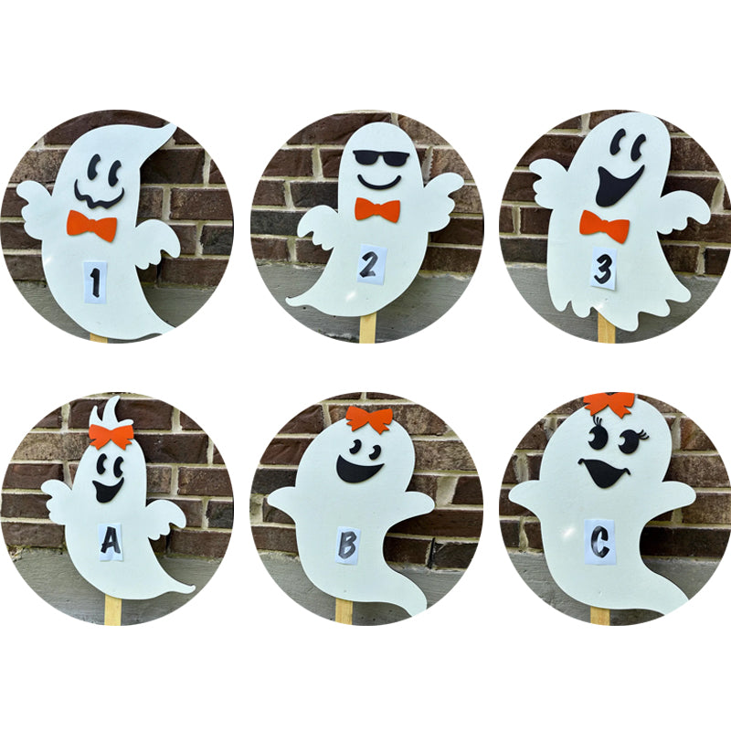 Personalized Ghost Yard Art Halloween Outdoor Decor Custom Fall Garden Decoration