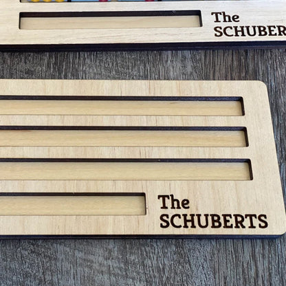 Mexican Train Personalized Hub And Holder Set Dominoes Custom Name Family Game Night