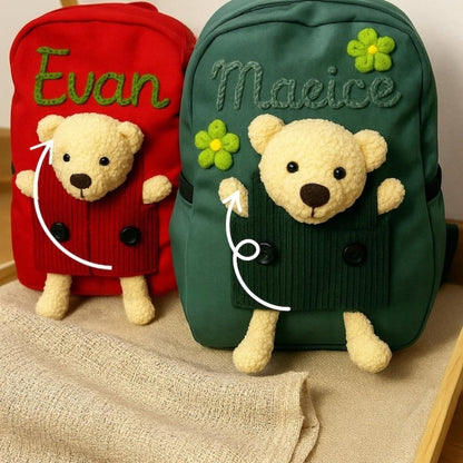 Personalized Bear Backpack - Custom Name