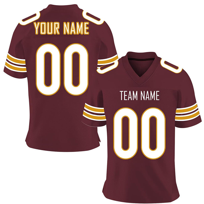 Custom Football Jersey Team Name And Number