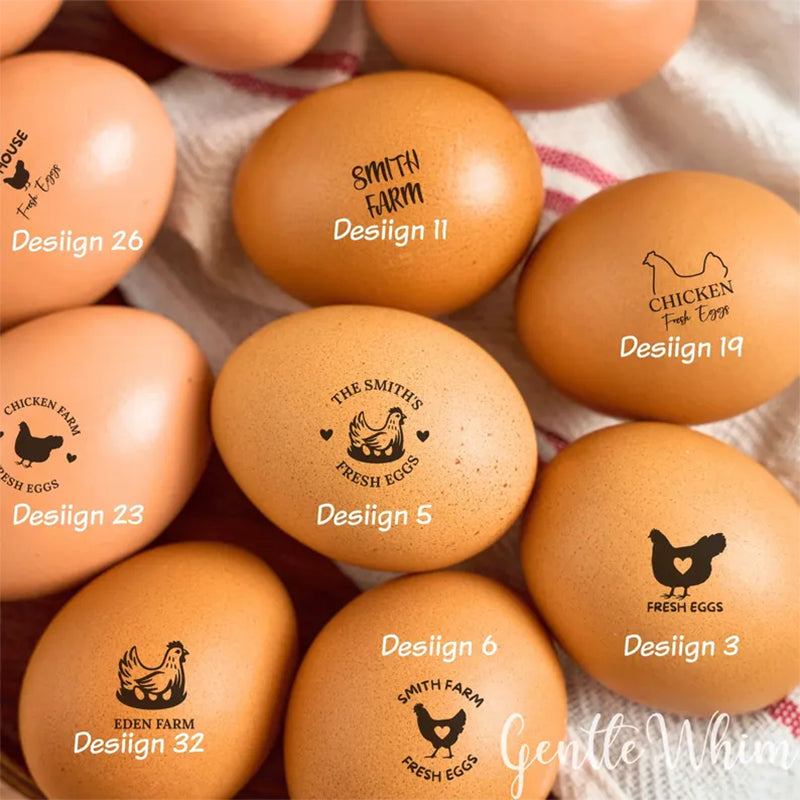 Custom Egg Stamp, Personalised Eggs Stamp