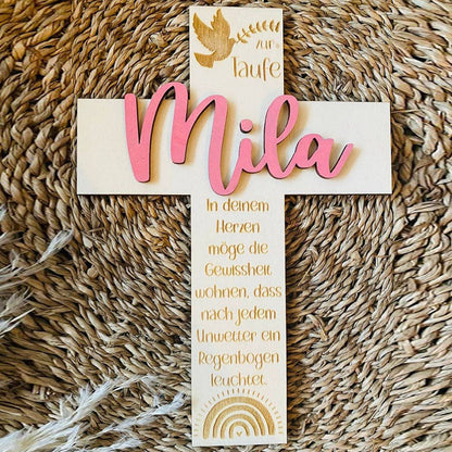 Communion Cross, Baptism Cross, Personalized Cross, Gift For Communion