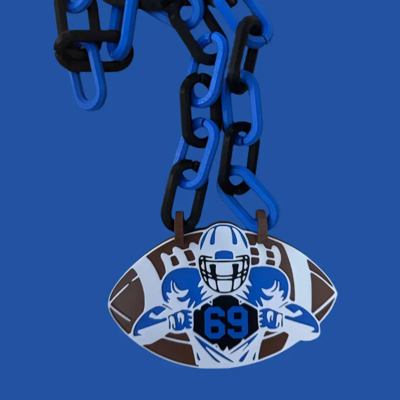 Football Chain , Football Player , Custom Football Number