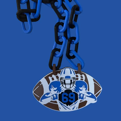 Football Chain , Football Player , Custom Football Number