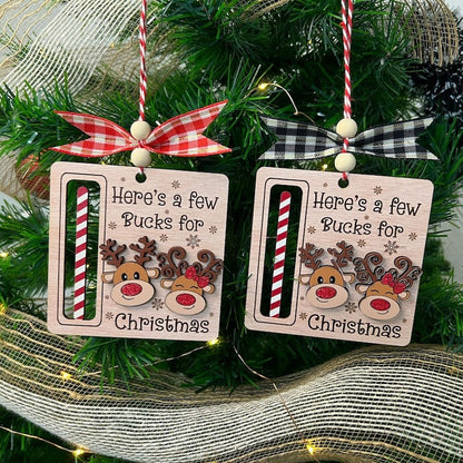 Cute Money Holder Christmas Ornament Gifts, Here’s A Few Bucks for Christmas