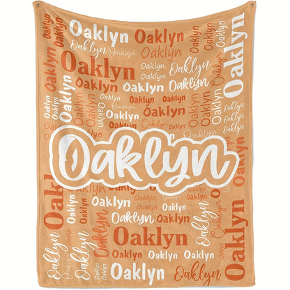 Custom Blanket Personalized Name Blanket Christmas Customized Gifts