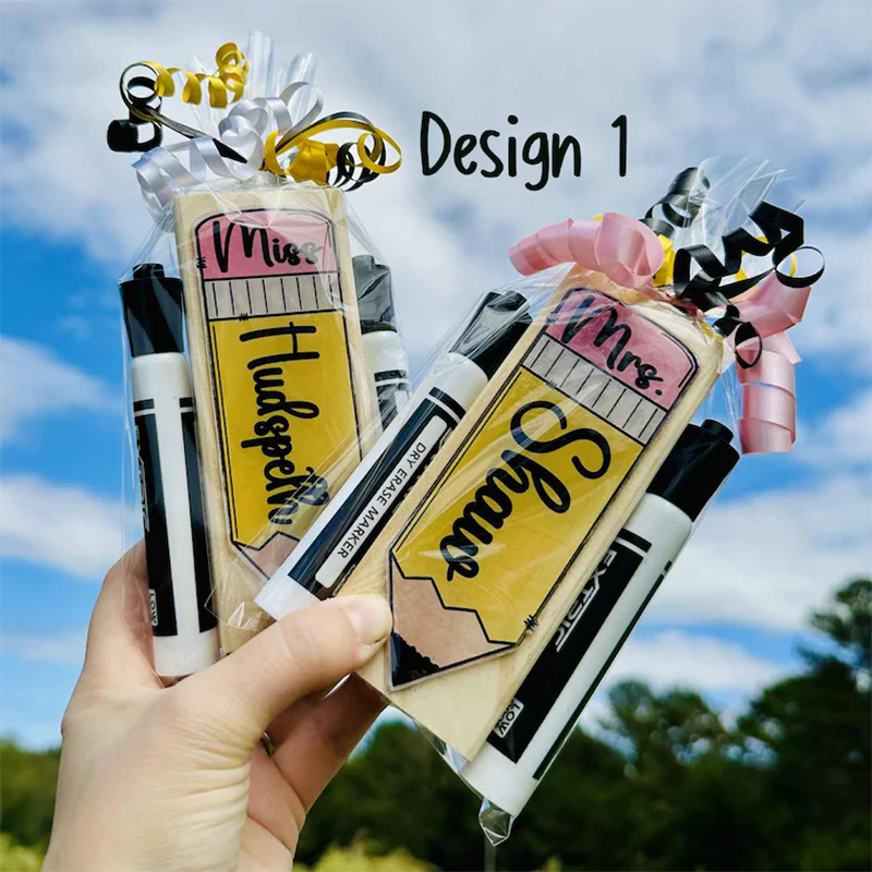 Personalized Dry Eraser, Teacher Christmas Gift