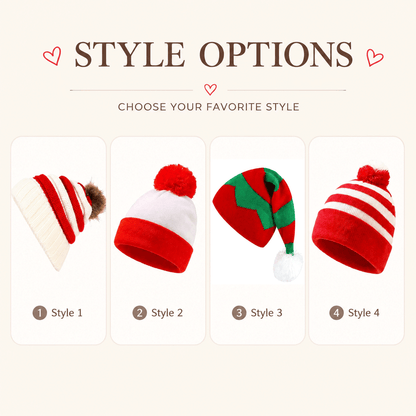 Custom Christmas Name Beanie | Personalized Kids Christmas Hat