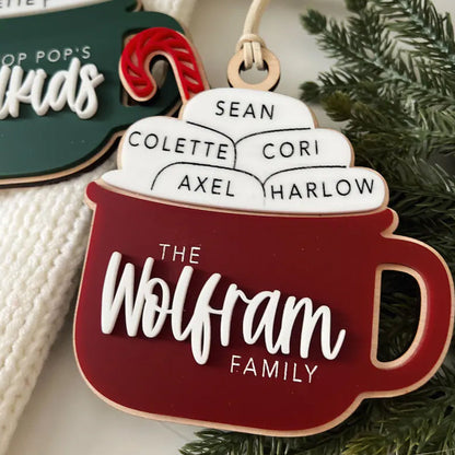 Family Christmas Ornament | Personalized Family Ornament