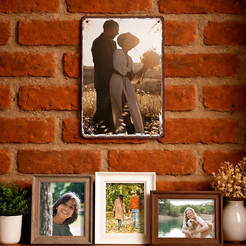 Custom Photo Sign,  Metal, Personalized Wall Plaque