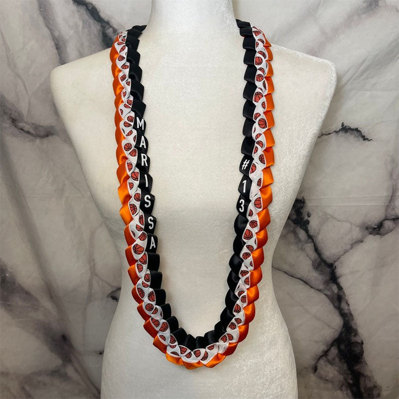 Basketball Soccer Softball Ribbon Lei Graduation Gift