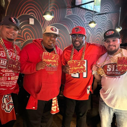 49er Niner Gang Niner Empire Chains Bling chain