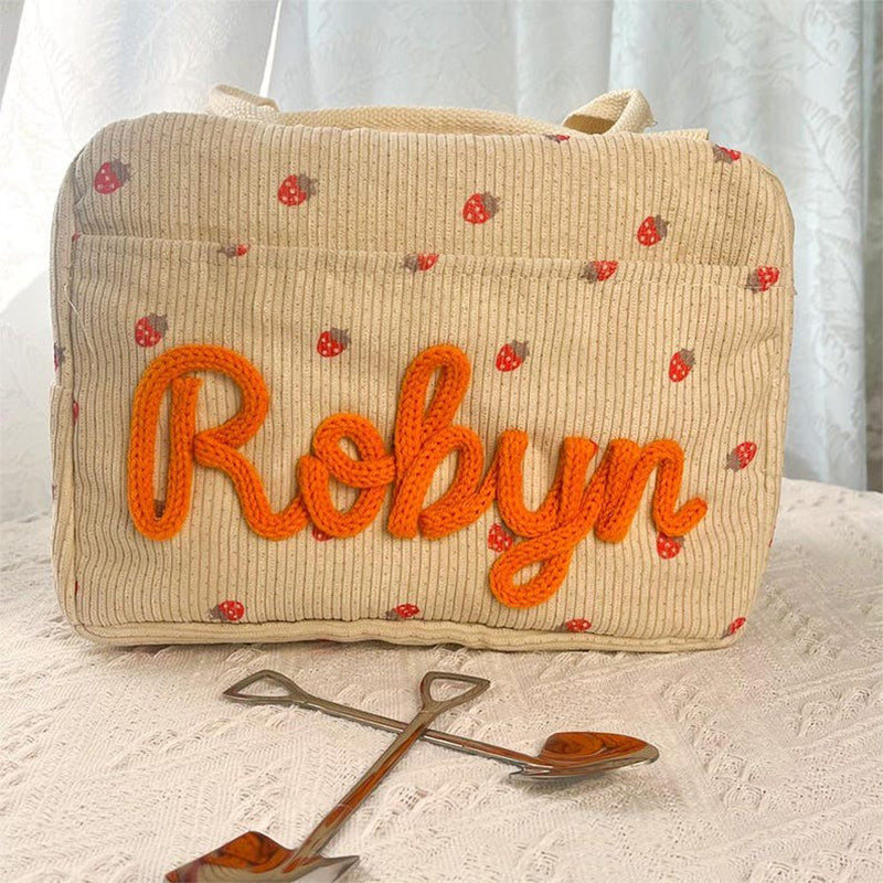 Personalized Kids Lunch Bag with Name Embroidery
