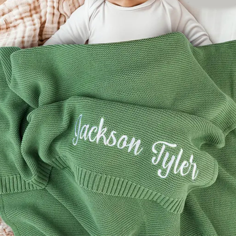Personalized Embroidered Baby Blanket