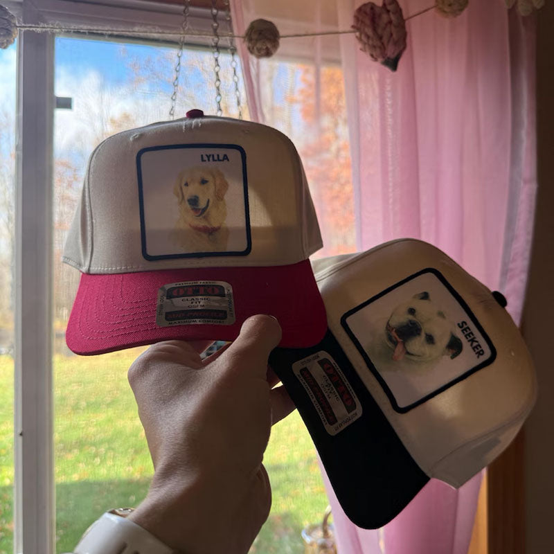 Custom Pet Portrait Trucker Hat