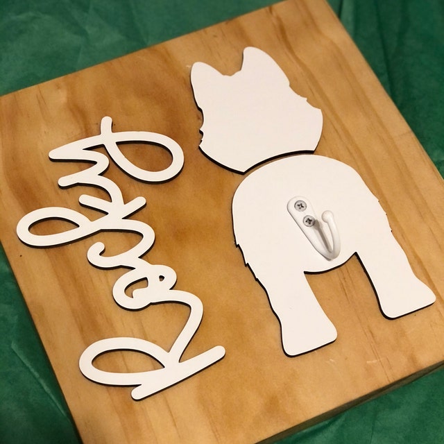 Custom Dog Leash Holder | Personalized Breed Dog Leash Holder