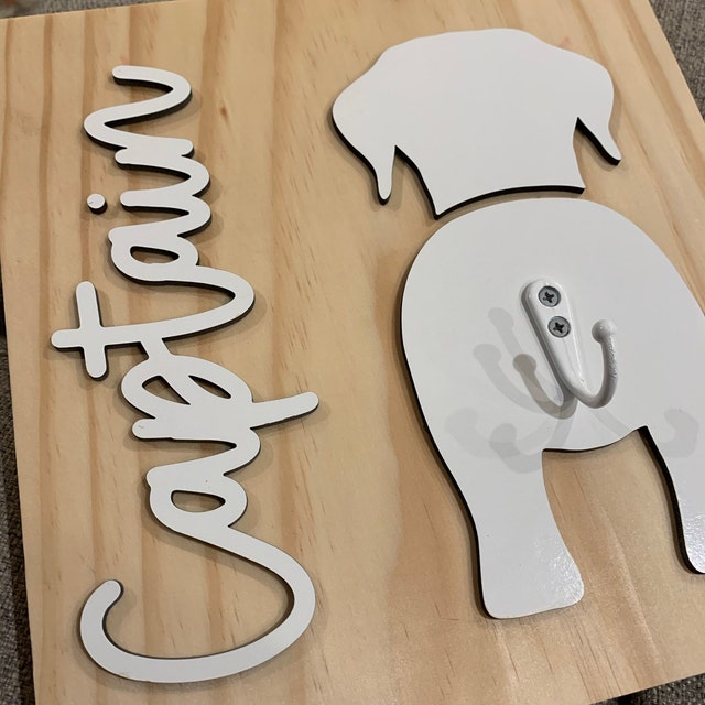 Custom Dog Leash Holder | Personalized Breed Dog Leash Holder