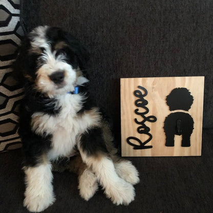 Custom Dog Leash Holder | Personalized Breed Dog Leash Holder