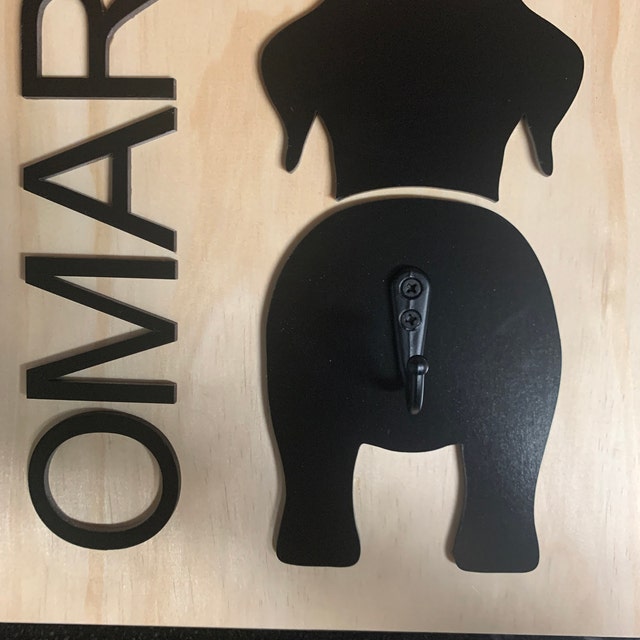 Custom Dog Leash Holder | Personalized Breed Dog Leash Holder