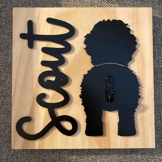 Custom Dog Leash Holder | Personalized Breed Dog Leash Holder
