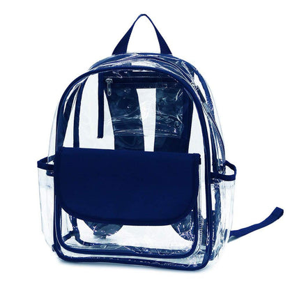 Personalized Clear Backpack: Stadium Bag, Monogrammed PVC, Game Day Bag