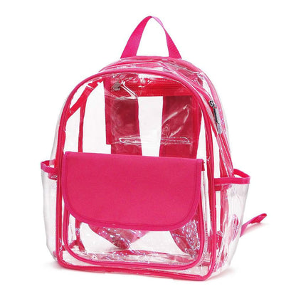 Personalized Clear Backpack: Stadium Bag, Monogrammed PVC, Game Day Bag