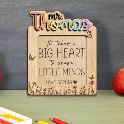 Custom Sticky Note Holder, Personalized Teacher Gifts, Teacher Appreciation Gift