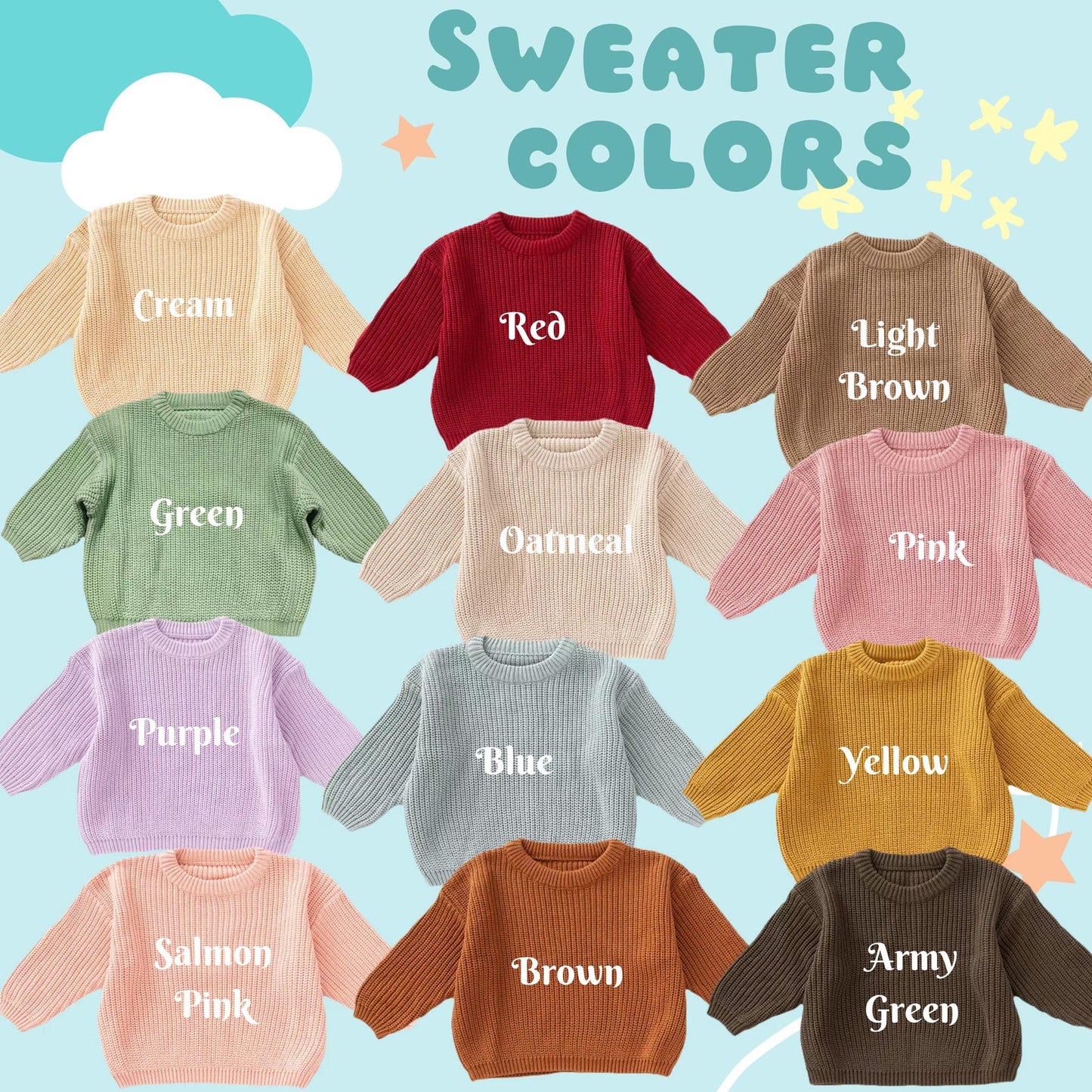 Happy Halloween Personalized Embroidered Baby Sweater, Custom Name