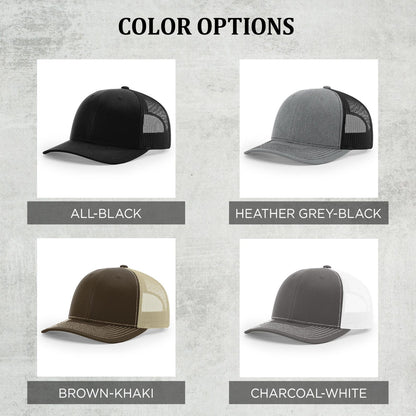 Custom Dad Hat With Kids Names-Personalized Dad Hat-Father's Day Hats
