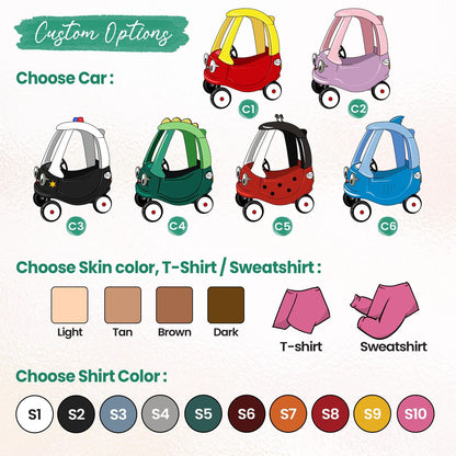 Custom Kids Photo Car Visor Clip: Personalized Fathers Day Gift for Dad,