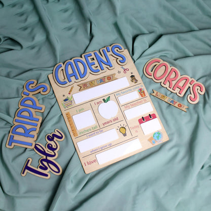Custom First Day Of School Sign| Last Day of School Sign| 1st Day of School Board