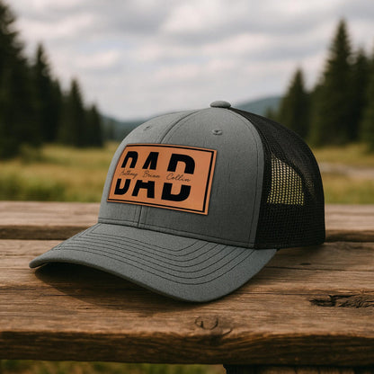 Custom Dad Hat With Kids Names-Personalized Dad Hat-Father's Day Hats