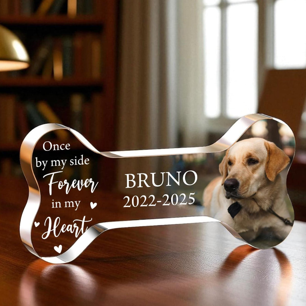 Personalized Pet Memorial Plaque, Photo Pet Memorial Gift, Pet Loss Keepsake