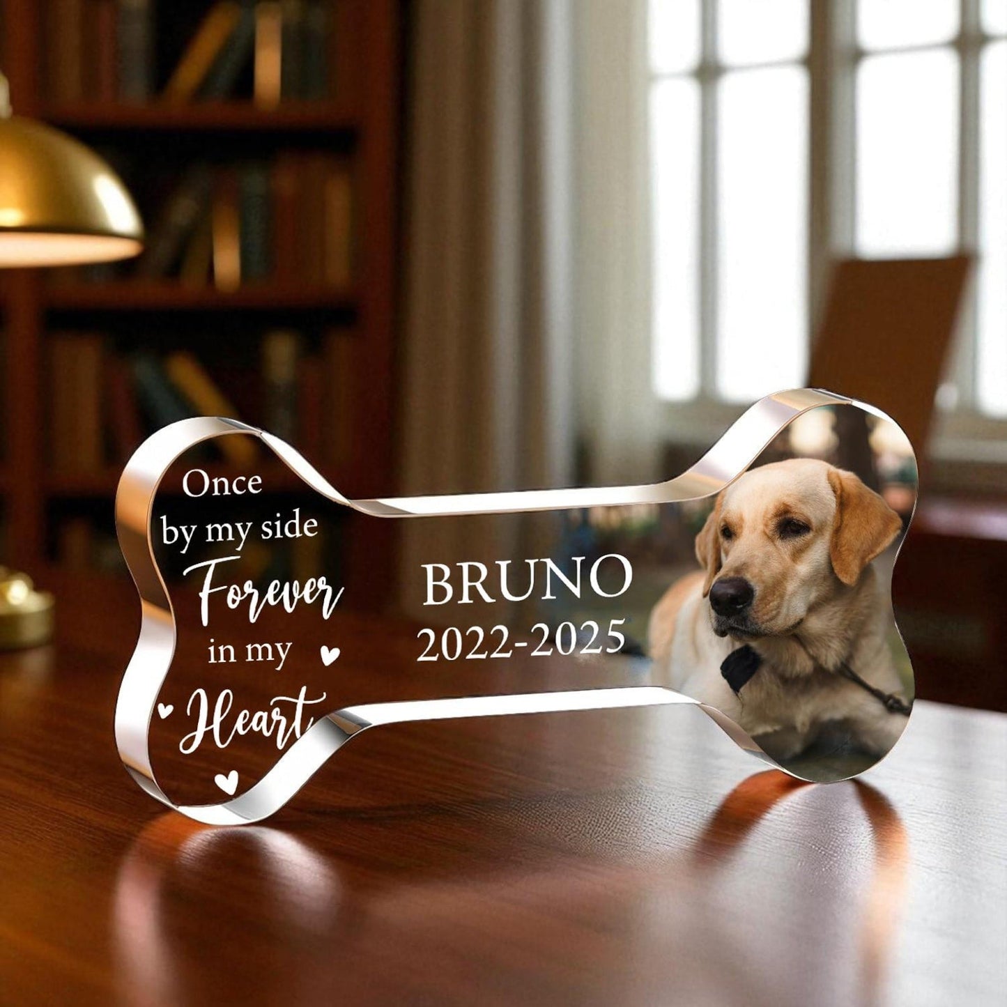 Personalized Pet Memorial Plaque, Photo Pet Memorial Gift, Pet Loss Keepsake