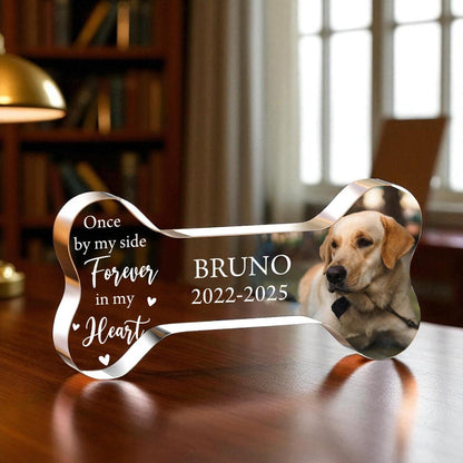 Personalized Pet Memorial Plaque, Photo Pet Memorial Gift, Pet Loss Keepsake