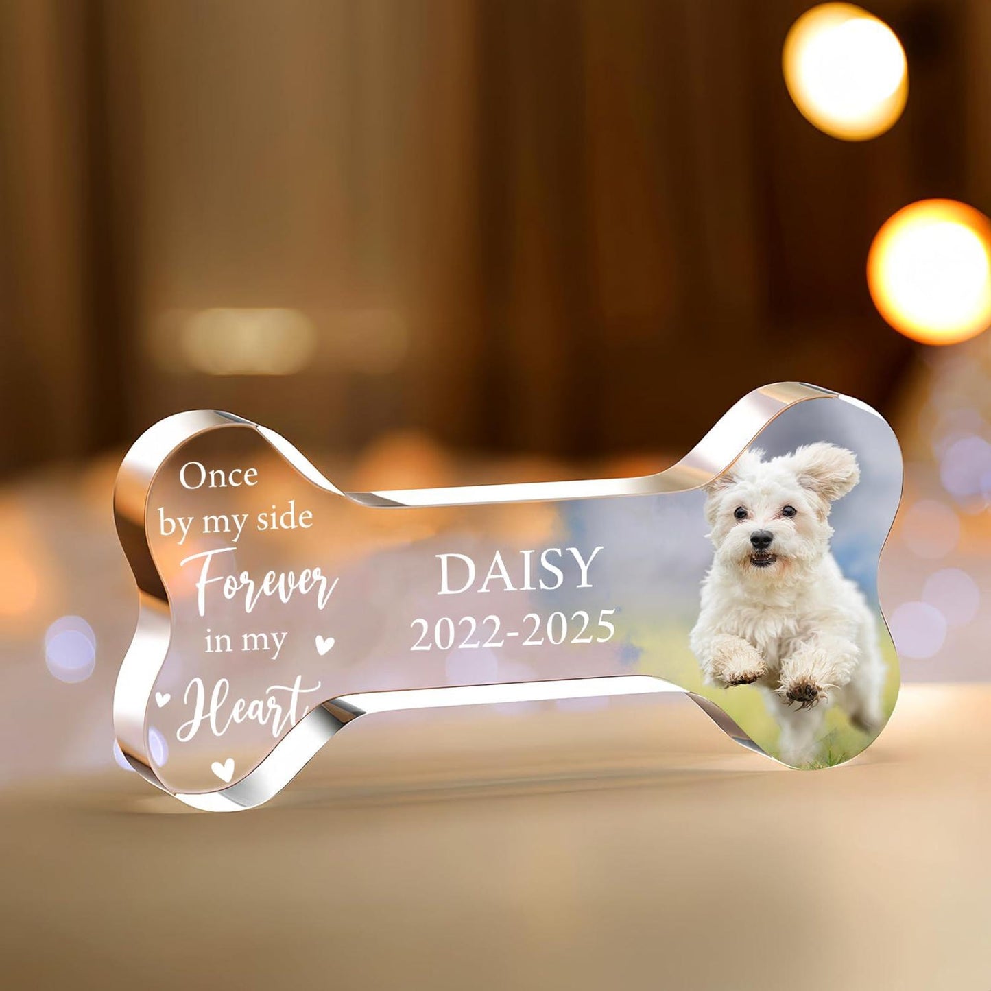 Personalized Pet Memorial Plaque, Photo Pet Memorial Gift, Pet Loss Keepsake