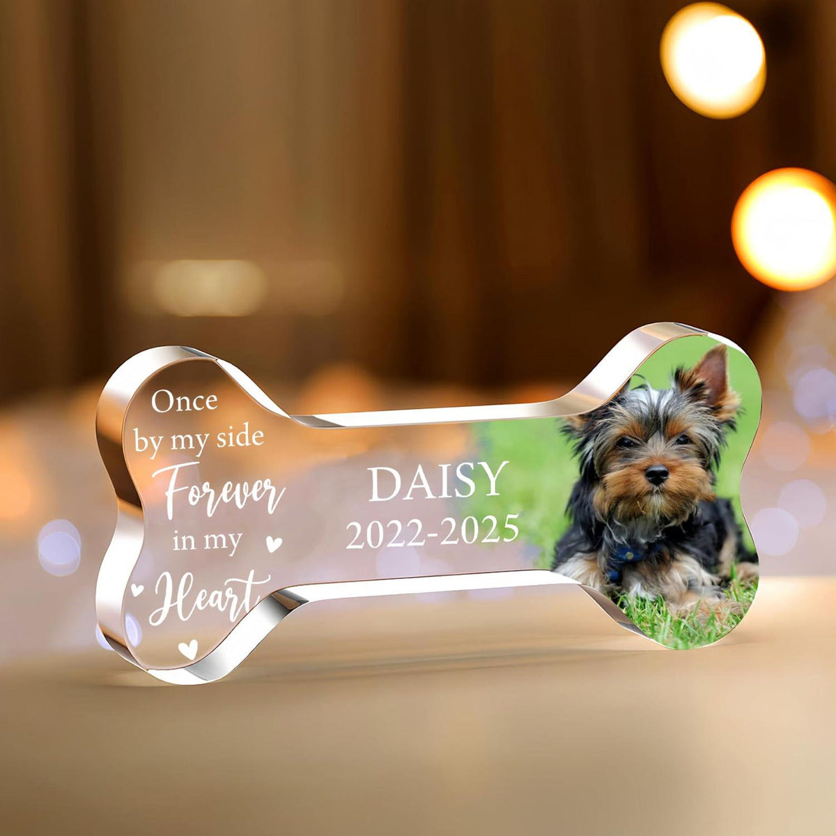 Personalized Pet Memorial Plaque, Photo Pet Memorial Gift, Pet Loss Keepsake