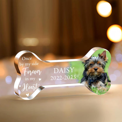 Personalized Pet Memorial Plaque, Photo Pet Memorial Gift, Pet Loss Keepsake