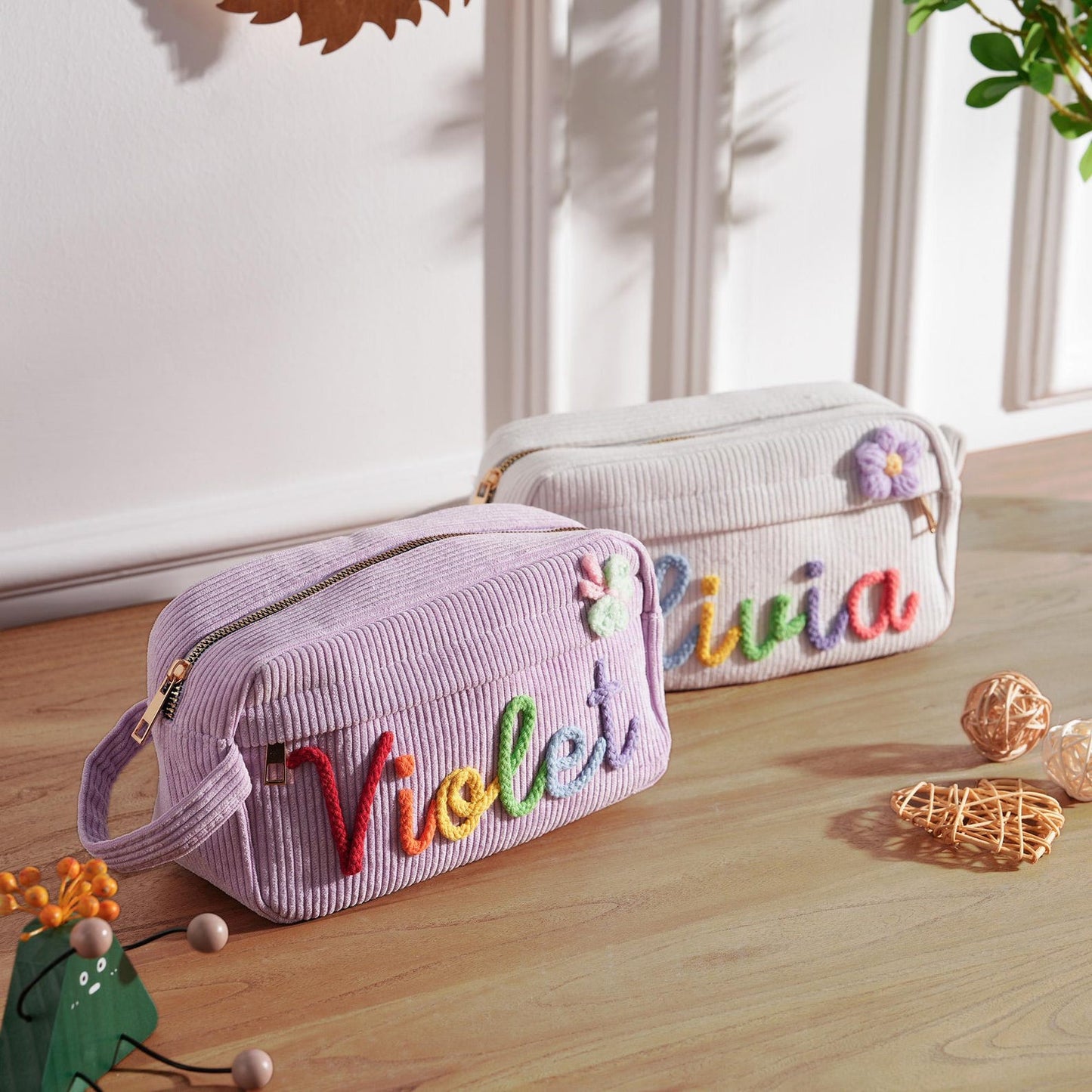 Personalized Pencil Case, Custom Girls Pencil Bag, Back to School Gift