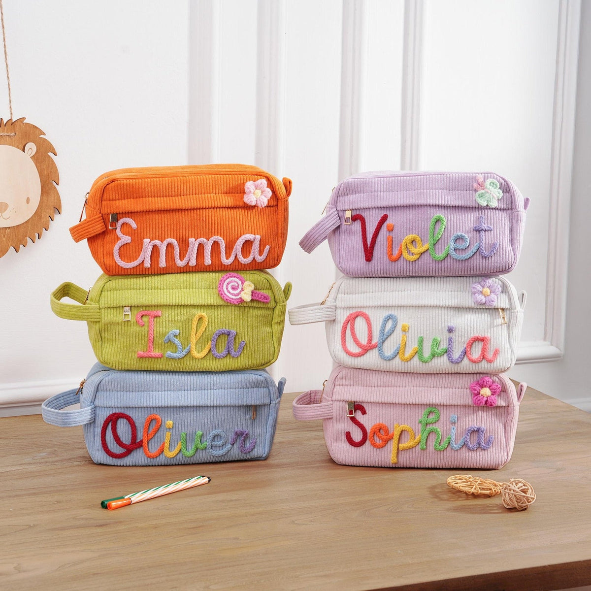 Personalized Pencil Case, Custom Girls Pencil Bag, Back to School Gift
