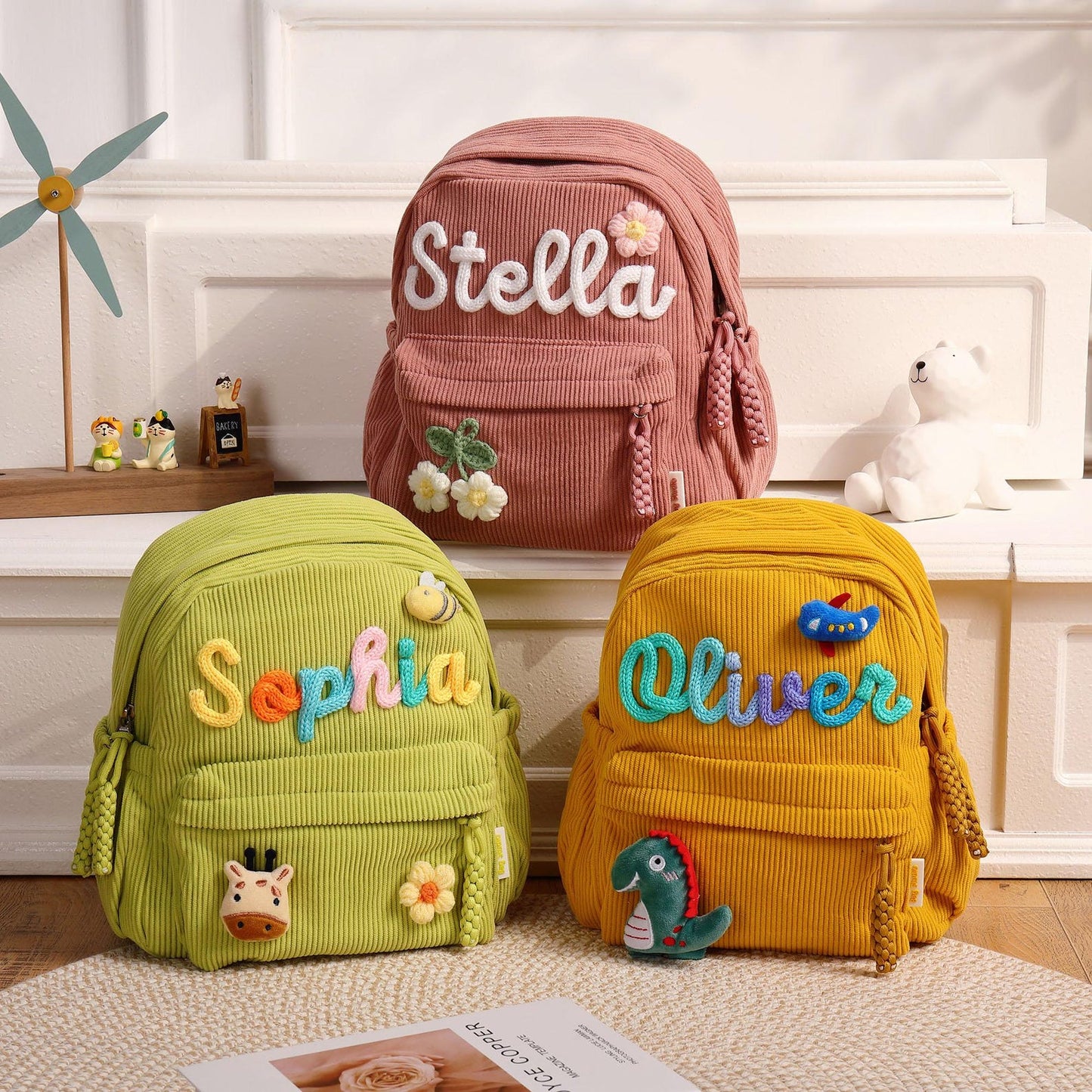 Custom Toddler Backpack, Personalized Backpacks With Name Gift
