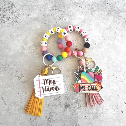 Teacher Gift Keychain Charm Accessory Gift Teacher Appreciation Gift For Teachers
