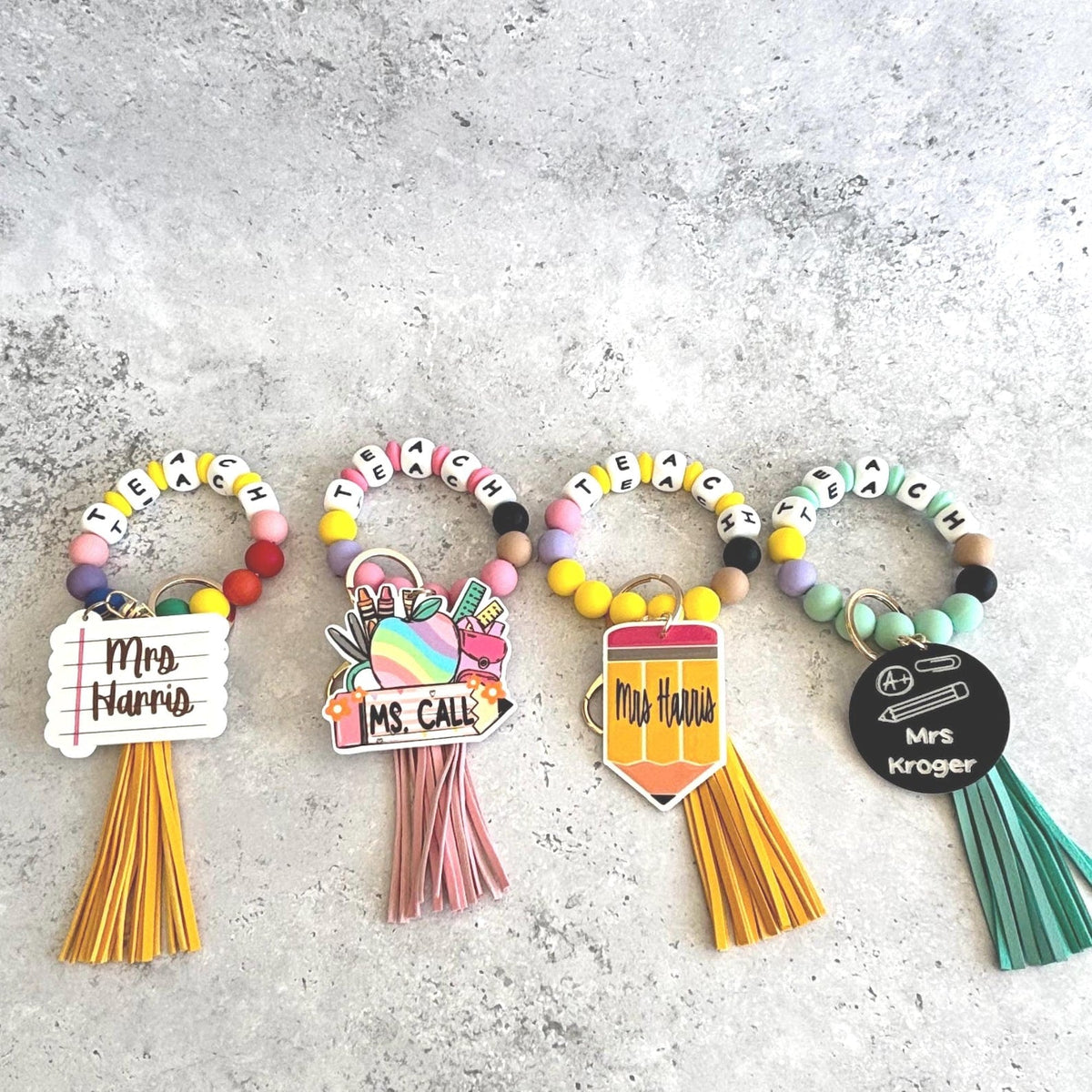 Teacher Gift Keychain Charm Accessory Gift Teacher Appreciation Gift For Teachers
