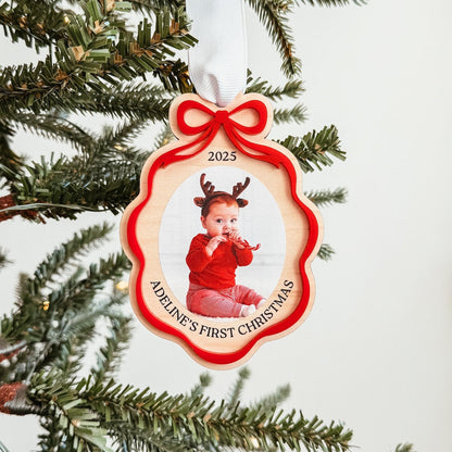 Custom Photo Christmas Ornament, Picture Christmas Ornament, Personalized 2026 Ornament