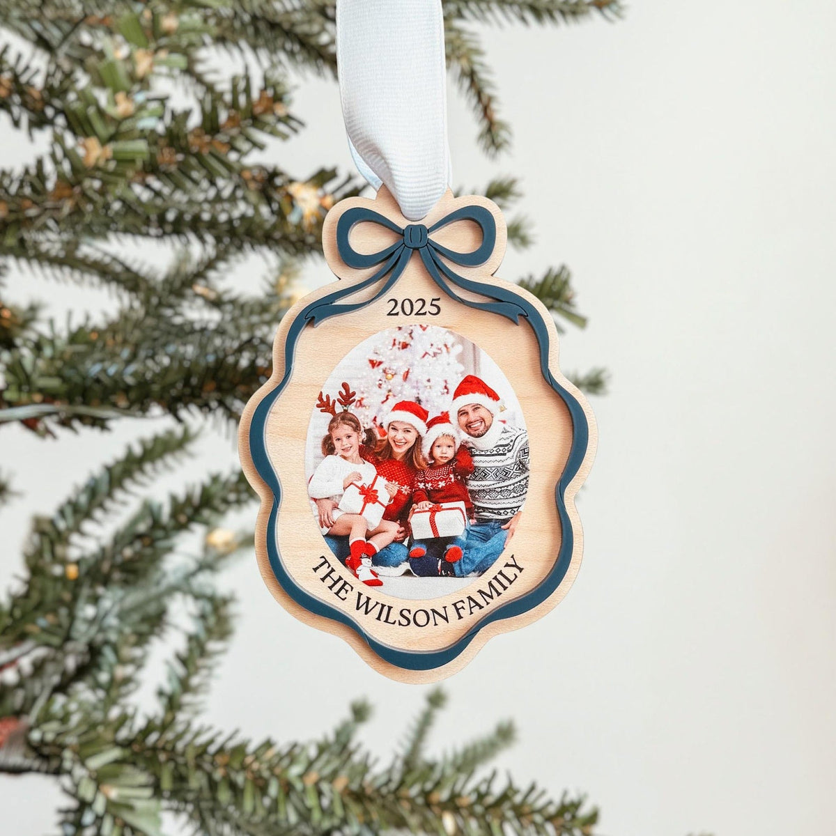 Custom Photo Christmas Ornament, Picture Christmas Ornament, Personalized 2026 Ornament