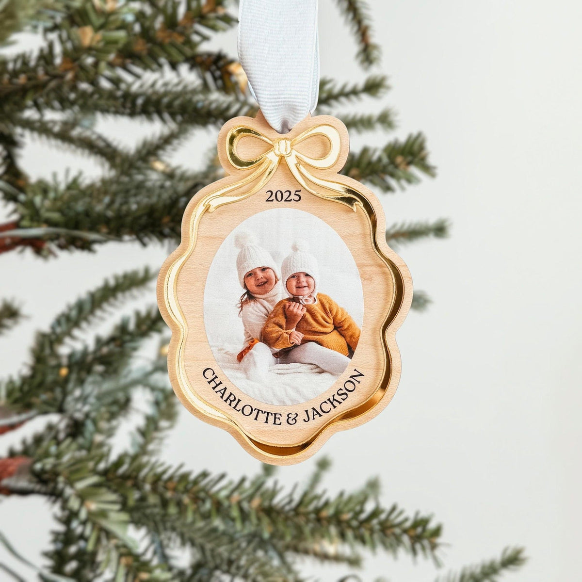 Custom Photo Christmas Ornament, Picture Christmas Ornament, Personalized 2026 Ornament