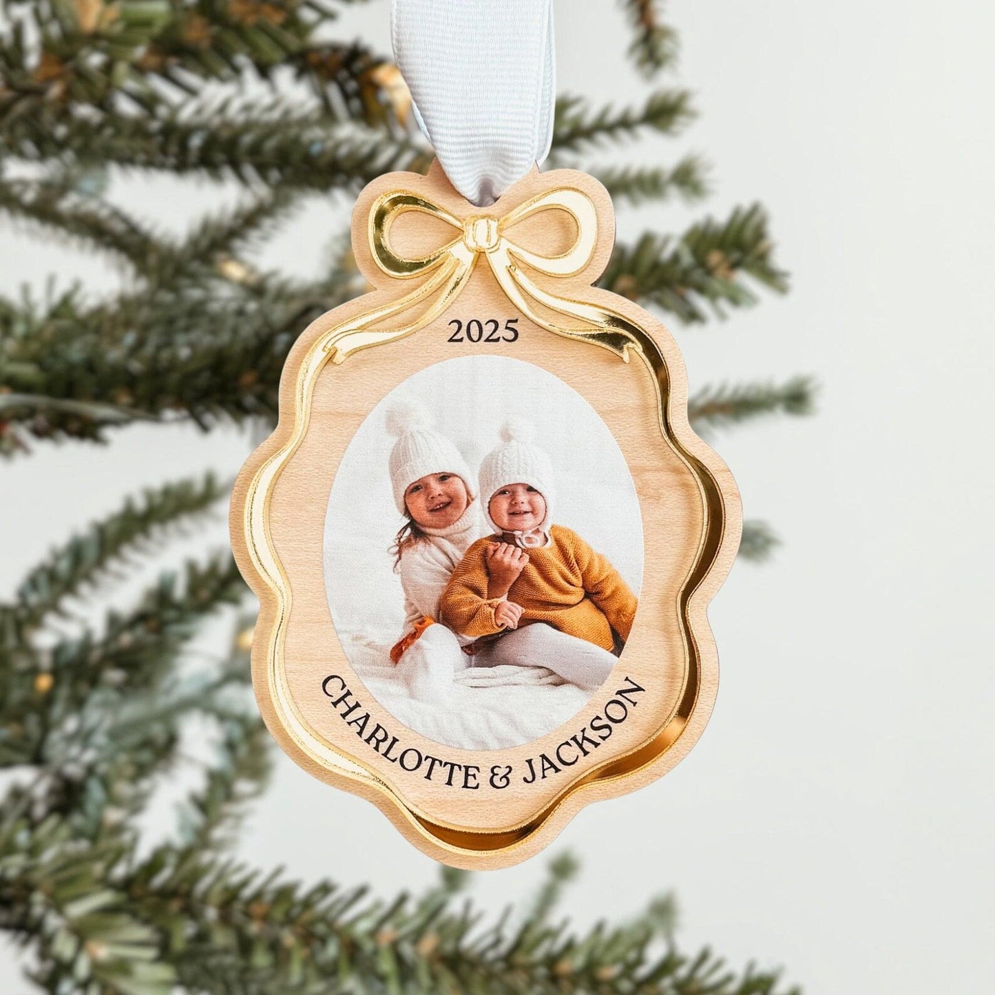 Custom Photo Christmas Ornament, Picture Christmas Ornament, Personalized 2026 Ornament