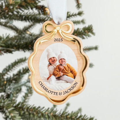 Custom Photo Christmas Ornament, Picture Christmas Ornament, Personalized 2026 Ornament