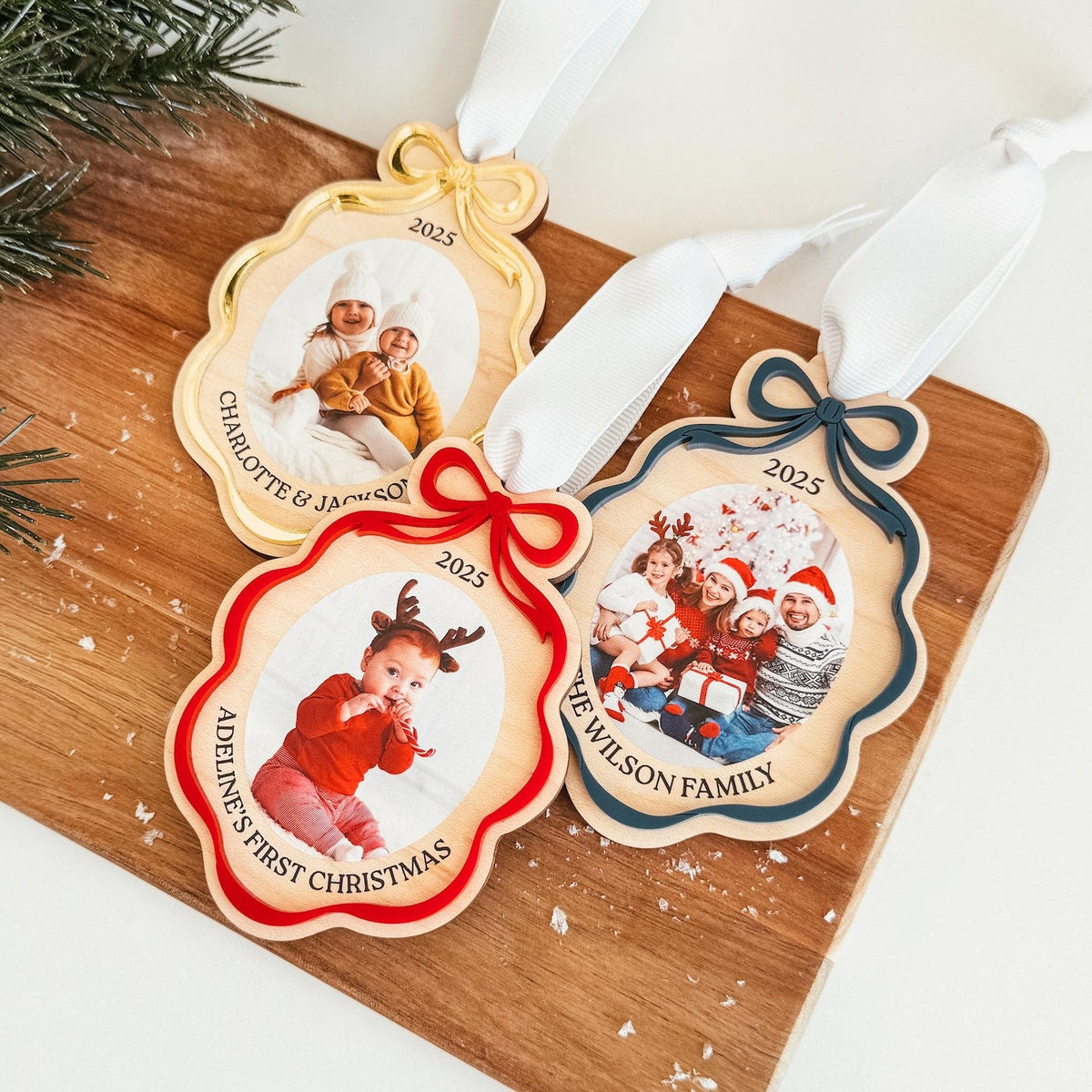 Custom Photo Christmas Ornament, Picture Christmas Ornament, Personalized 2026 Ornament